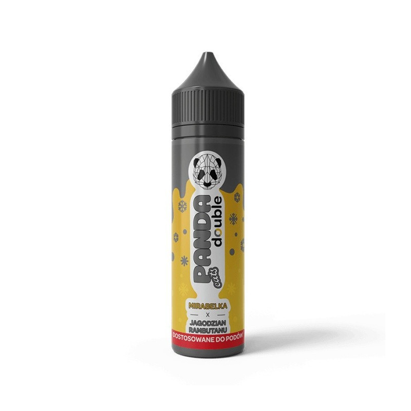 Longfill Panda Double 10/60 ml - Mirabelle Framboise Rambutan