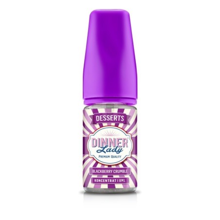 Longfill Dinner Lady 8/30ml - Blackberry Crumble