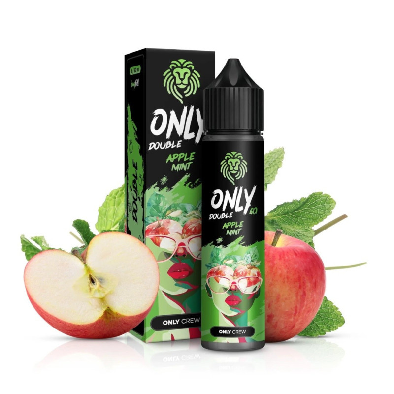 Longfill Only Double 6/60ml - Pomme Menthe