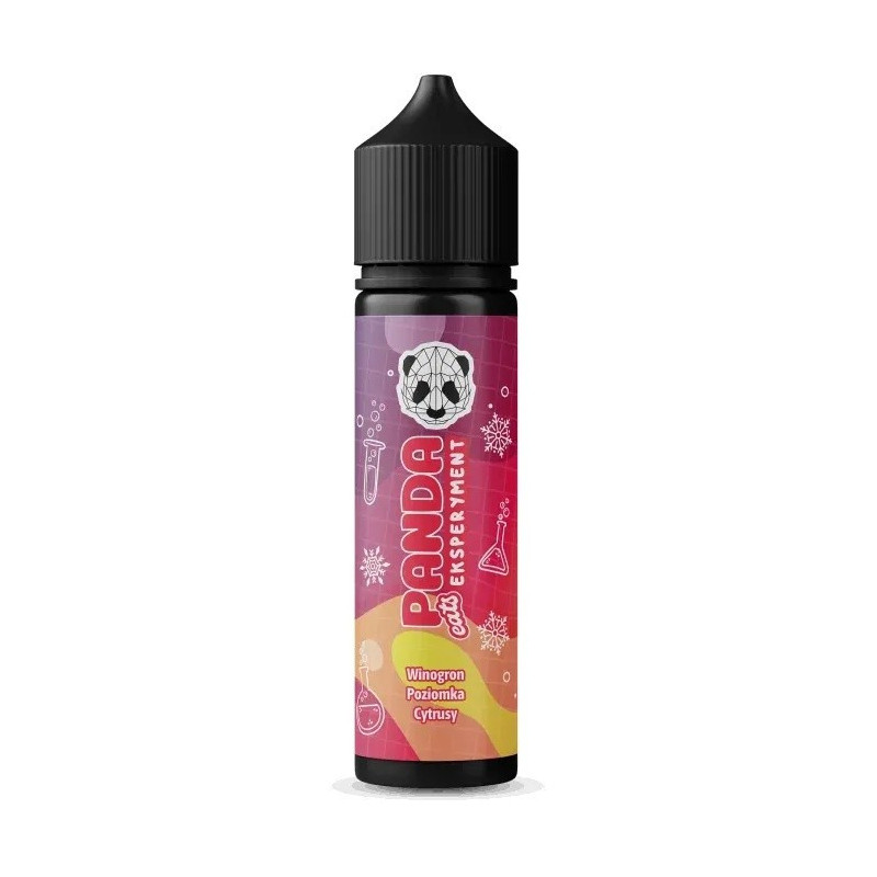 Longfill Panda Eksperyment Tripple 10/60ml - Winogrono Poziomka Cytrusy