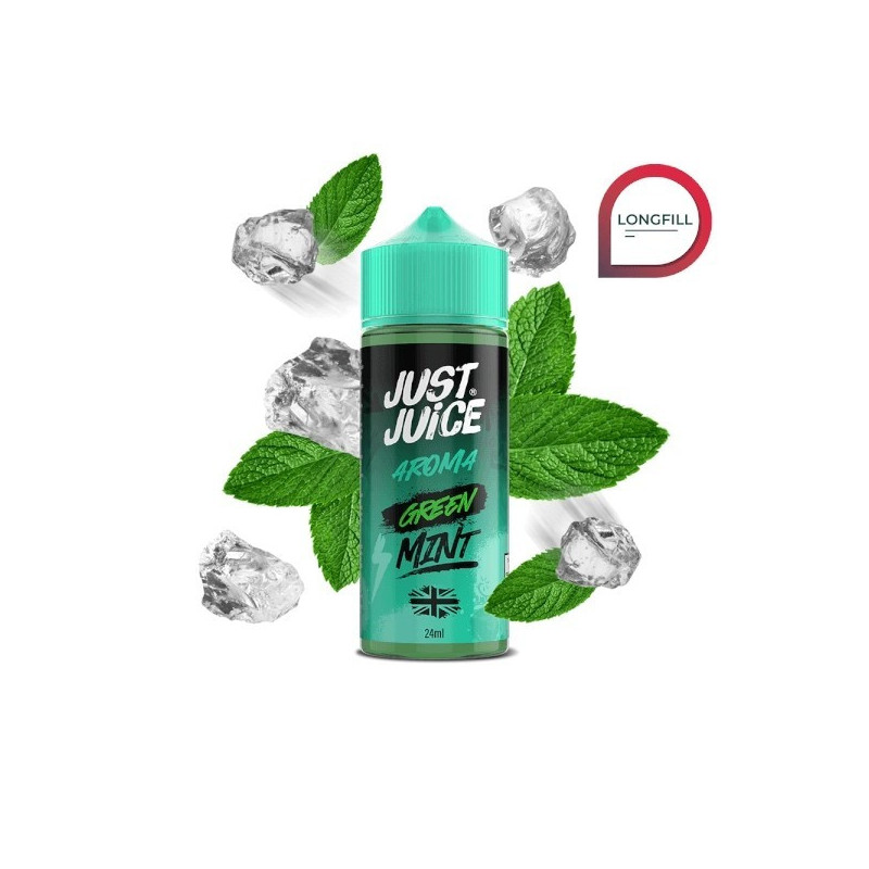 Longfill Just Juice Mint Range 24/120ml - Green