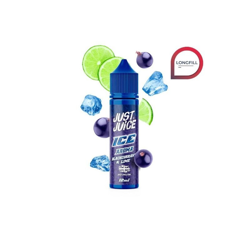 Longfill Just Juice Ice 12/60ml - Cassis Citron vert