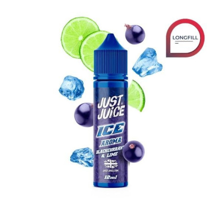 Longfill Just Juice Ice 12/60ml - Cassis Citron vert