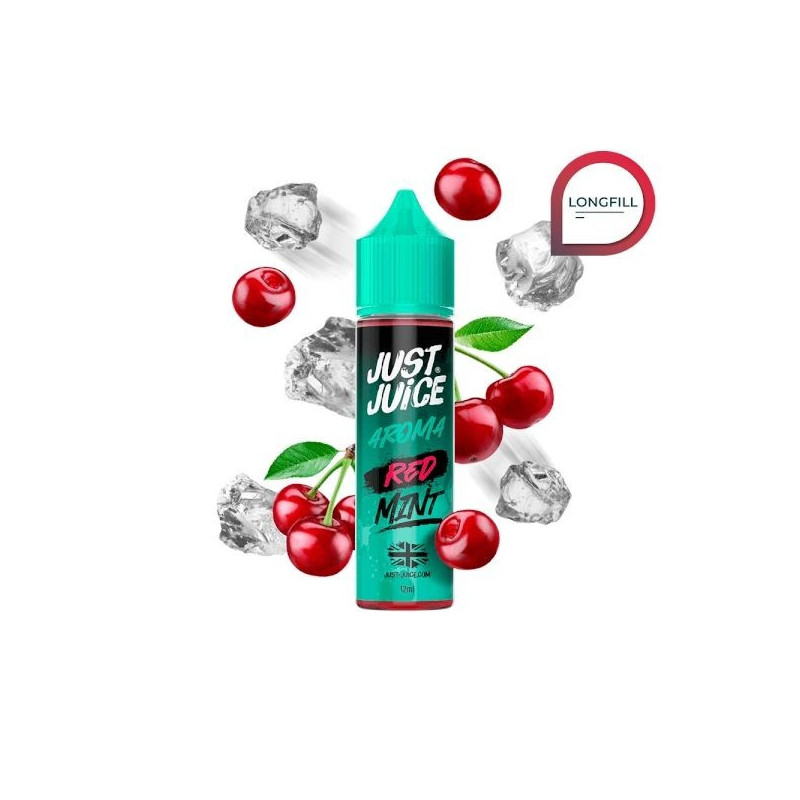 Longfill Just Juice Mint Range 12/60ml - Red