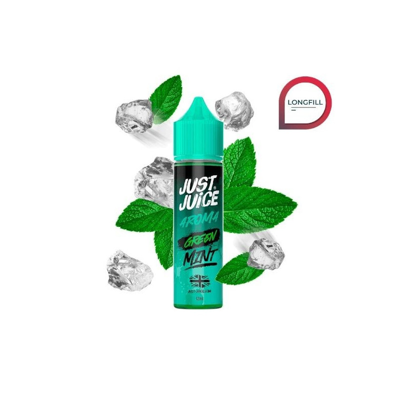 Longfill Just Juice Mint Range 12/60ml - Vert