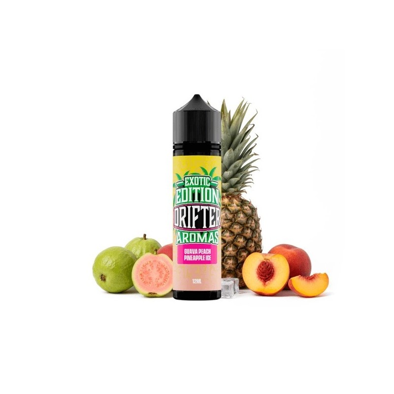 Longfill Drifter Exotic 12/60ml - Guava Peach Pineapple Ice