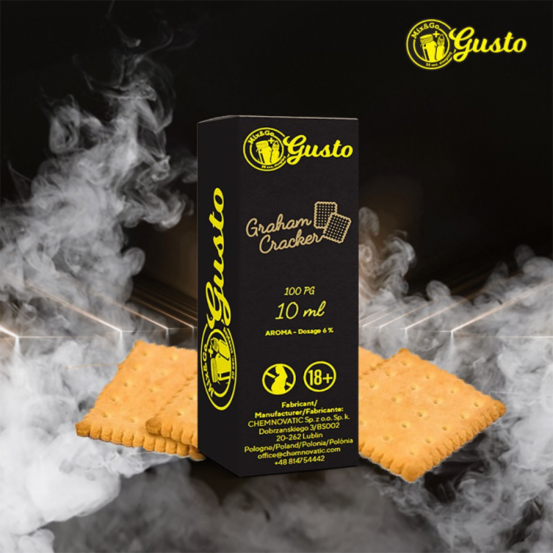 Arôme Mix and Go Gusto 10 ml - Biscuit Graham | EliqVapoteur