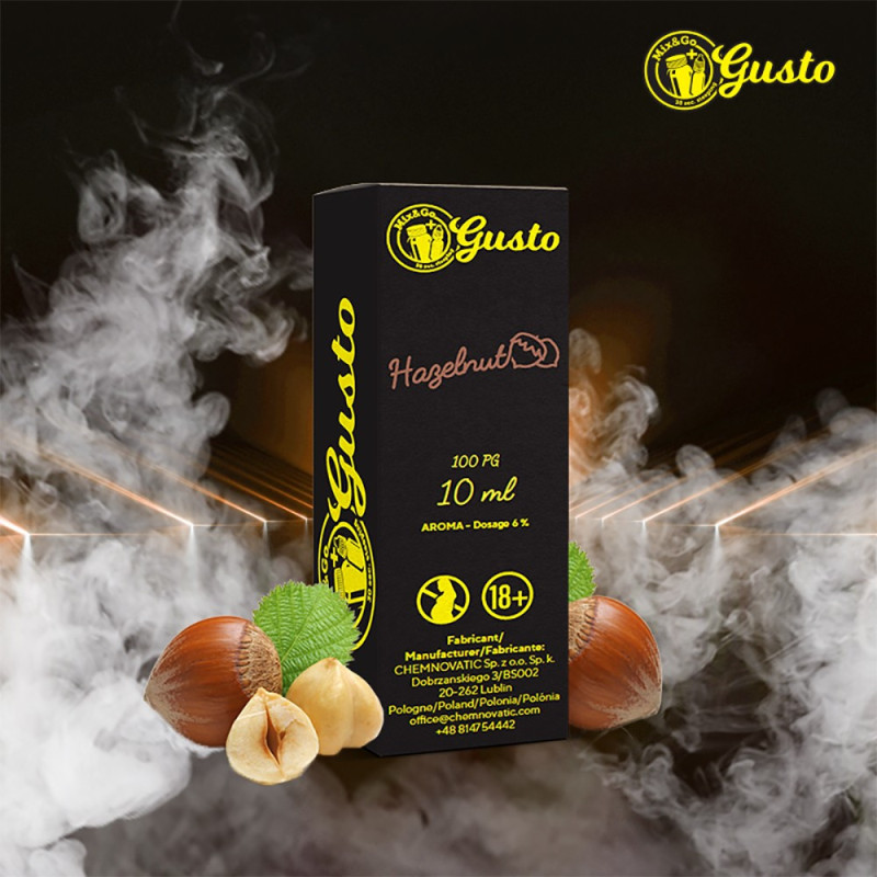 Arôme Mix and Go Gusto 10 ml - Noisette | EliqVapoteur