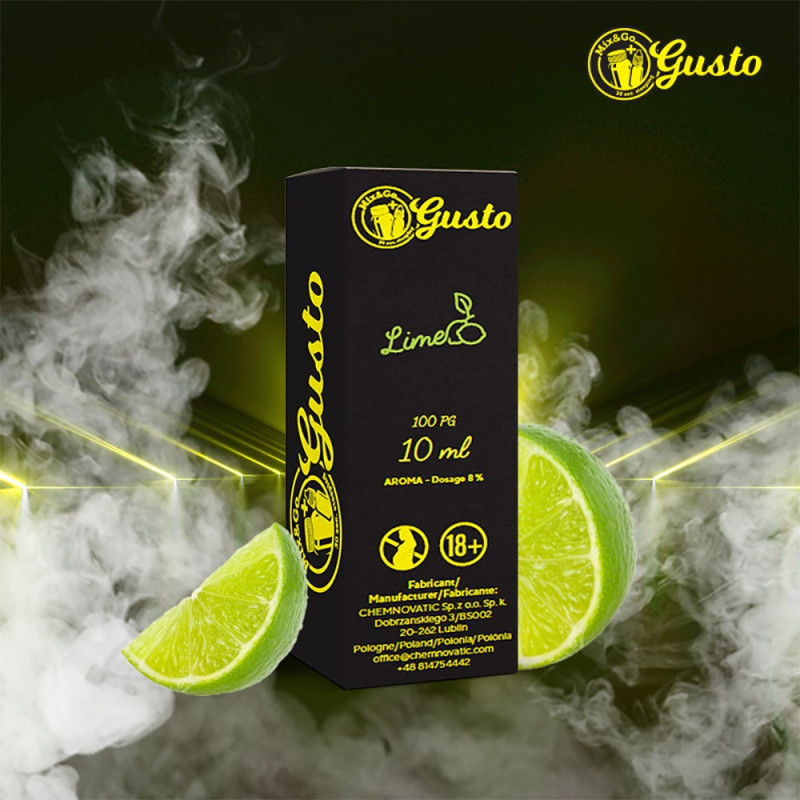 Arôme Mix and Go Gusto 10 ml - Citron Vert | EliqVapoteur