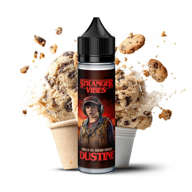Longfill Strangers Vibe DUSTINE 6/75ml - Vanilla Ice Cream Cookies Flavor