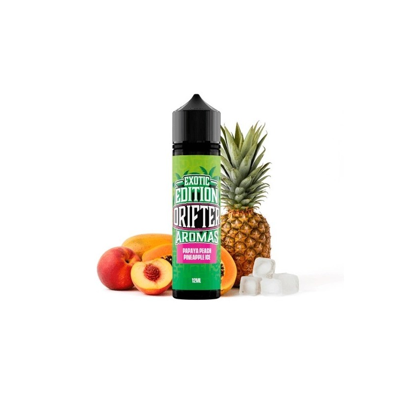 Longfill Drifter Exotic 12/60ml - Papaya Peach Pineapple Ice