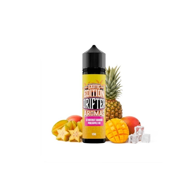 Longfill Drifter Exotic 12/60ml - Starfruit Mango Pineapple Ice