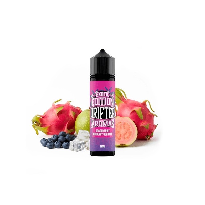 Longfill Drifter Exotic 12/60ml - Dragonfruit Blueberry Guava Ice