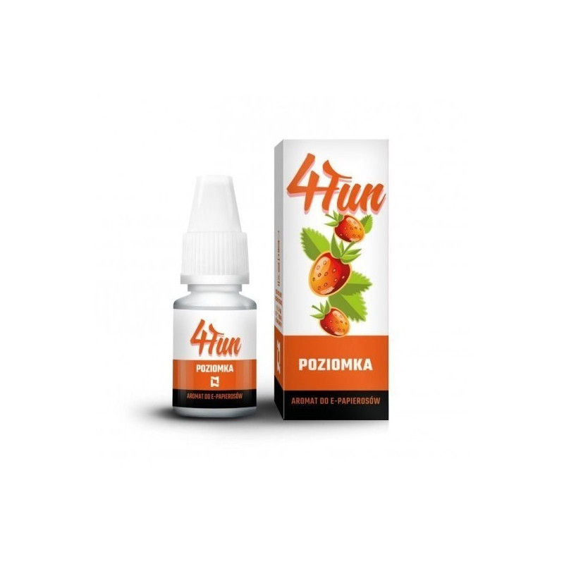 4FUN - Strawberry Flavor 10ml | EliqVapoteur