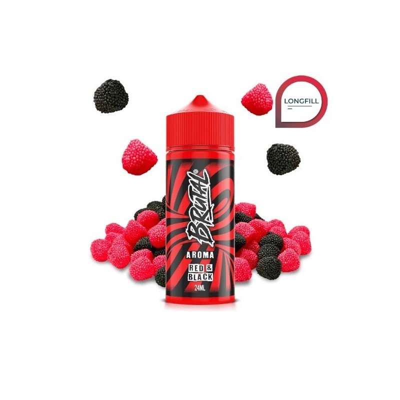 Longfill Brutal Drinks By Just Juice 24/120ml - Red & Black