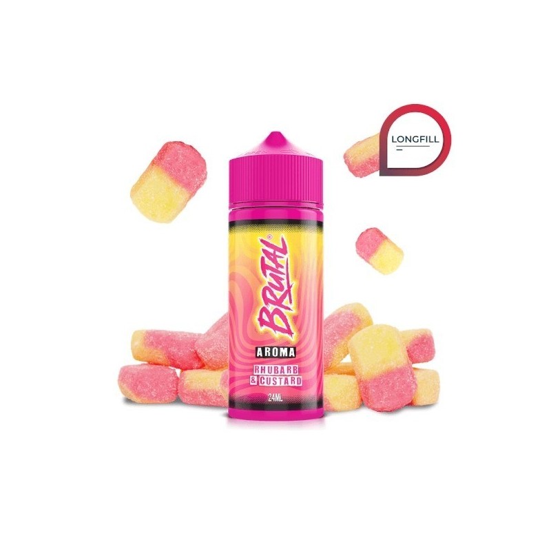 Longfill Brutal Drinks By Just Juice 24/120ml - Rhubarb & Custard