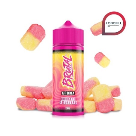 Longfill Brutal Drinks By Just Juice 24/120ml - Rhubarb & Custard