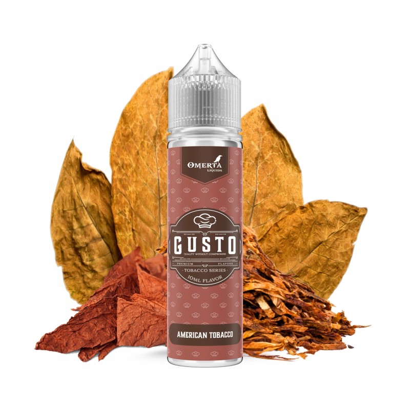Longfill Omerta 10/60ml - Gusto American Tabacco