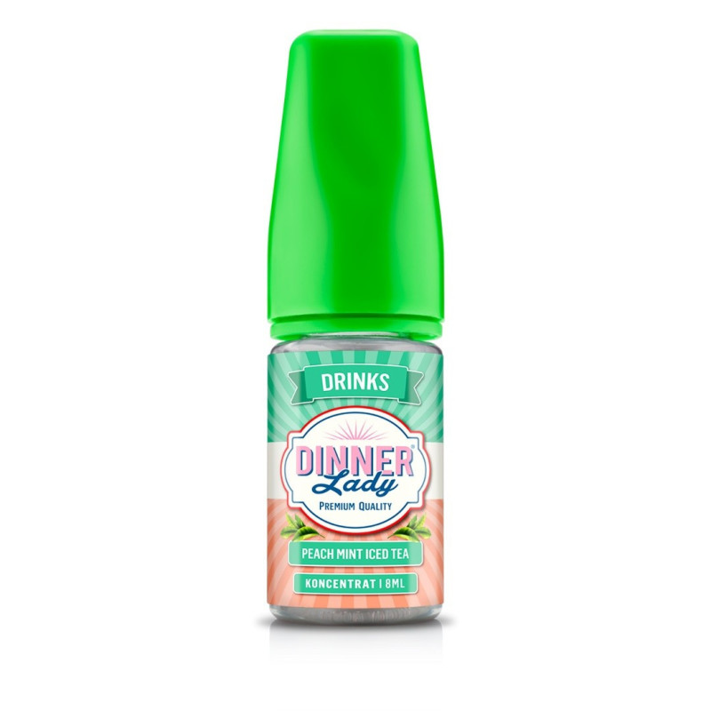 Longfill Dinner Lady 8/30ml - Peach Mint Iced Tea