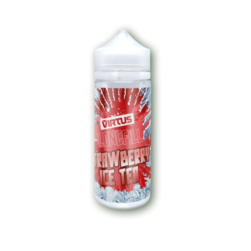 Longfill Virtus 6/120ml - Strawberry Ice Tea